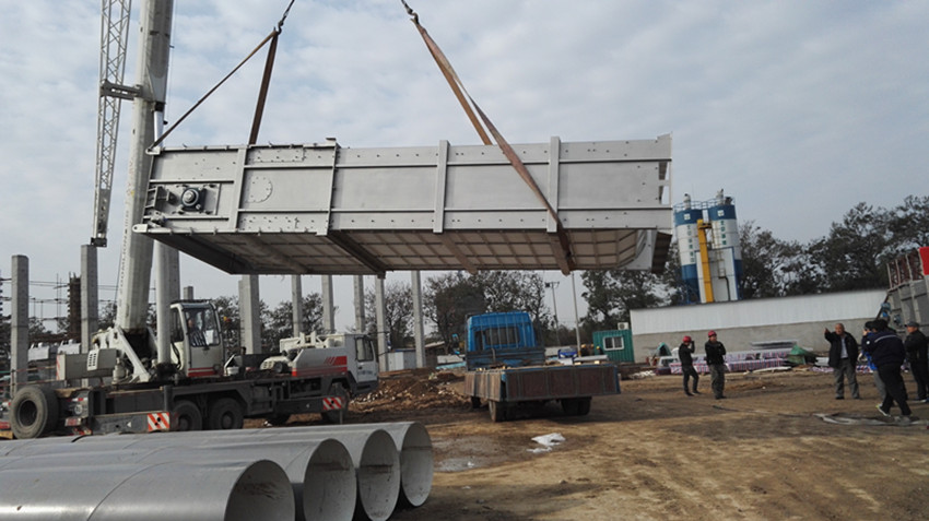  北京市槐房再生水廠項(xiàng)目工程施工現(xiàn)場(chǎng)